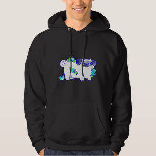 Blueberry Pug Watercolor Classic T-Shirt 579 Hoodie