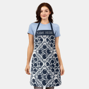 Blueberry Rustic Farmhouse French Country Recipe Apron