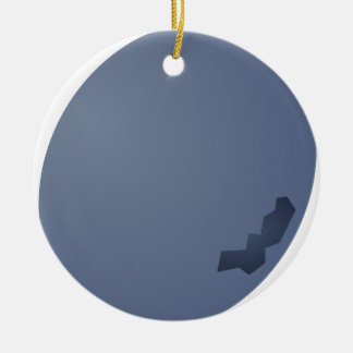 Blueberry Sideway Ceramic Ornament