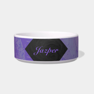 Blueberry Smear and Black Monogram Bowl