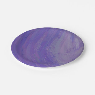 Blueberry Smear Paper Plate