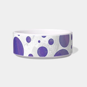 Blueberry Smear Polka Dot Bowl