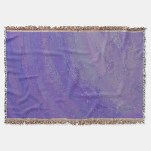 Blueberry Smear Throw Blanket