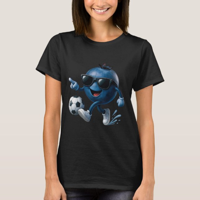 Blueberry Soccer  T-Shirt (Front)