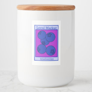 Blueberry sticker