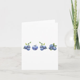 Blueberry Summer Cottagecore Berries Aesthetic Bot Card