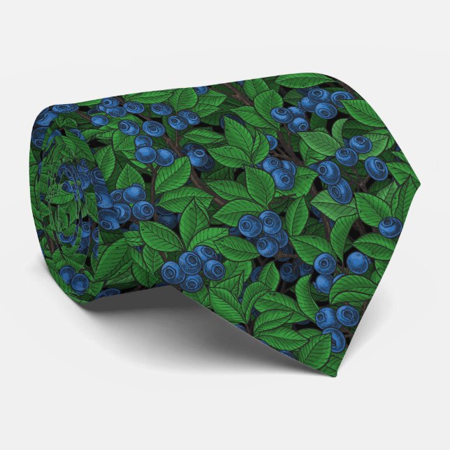 Blueberry Tie (Rolled)