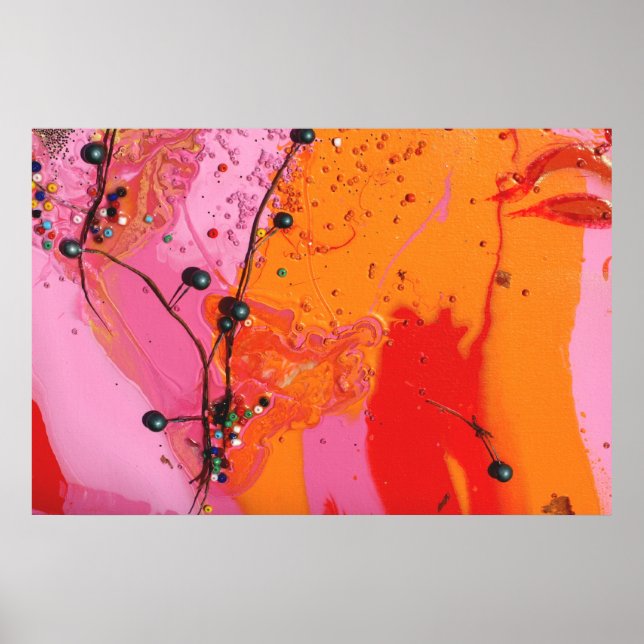 "Blueberry Tree Detail" Poster (Front)