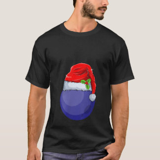 Blueberry Wearing Santa Hat Xmas Blueberry Lover C T-Shirt