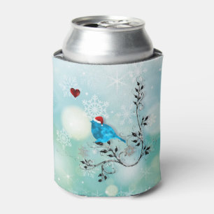 Bluebird and Heart Can Cooler