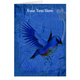 Bluebird Animal Art Carte photo
