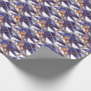 Bluebird Animal Nature Art Pattern   Wrapping Paper