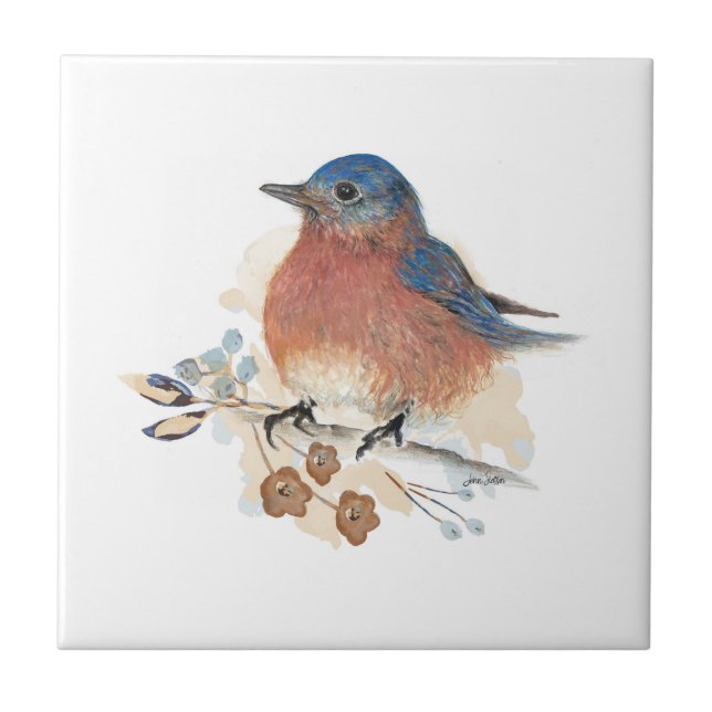 Bluebird Art Tile (Front)