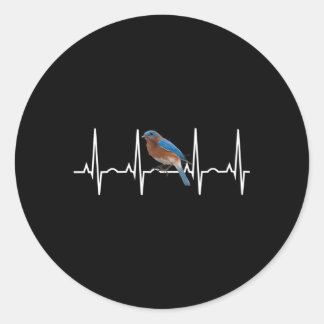 Bluebird Best Eastern Western Bluebird Classic Round Sticker