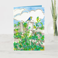 Bluebird Brambles Thinking of You