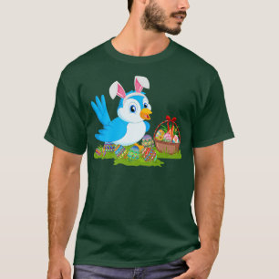 Bluebird Easter Egg Hunting Bunny Bluebird Easter T-Shirt