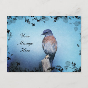 Bluebird Enchanted _Customizable Postcards