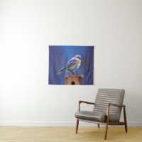 Bluebird (Female) Painting - Original Bird Art