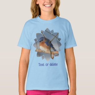 Bluebird In Winter Personalized  T-Shirt