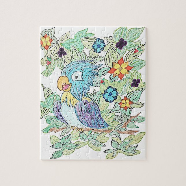 Bluebird Jigsaw Puzzle (Vertical)