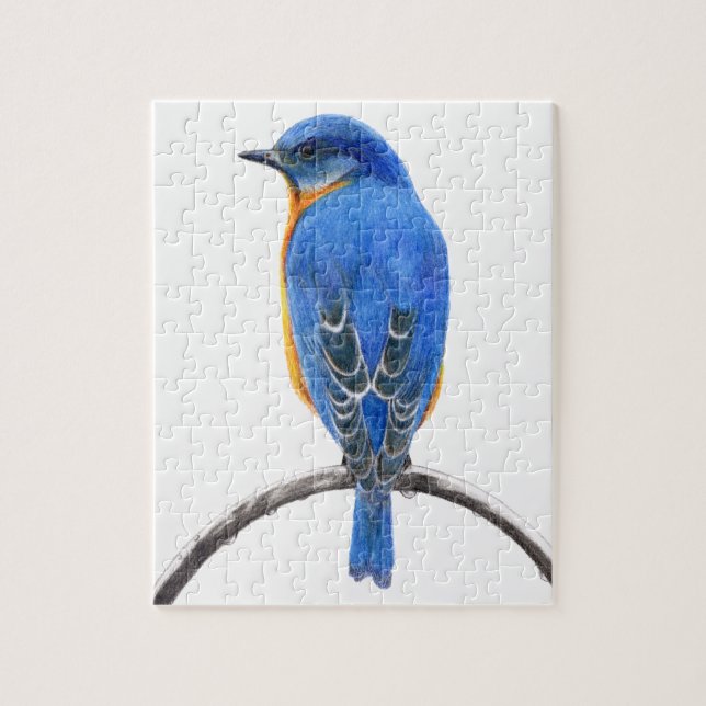 Bluebird Jigsaw Puzzle (Vertical)