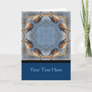 Bluebird Kaleidoscope Carte photo naturel