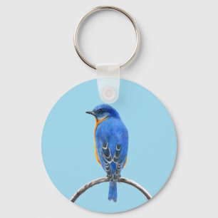 Bluebird Keychain
