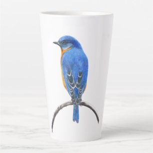 Bluebird Latte Mug
