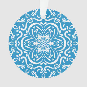 Bluebird Mandala Ornament