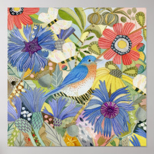 Bluebird/Meadow poster