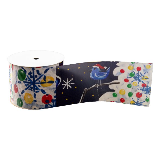Bluebird Moon Grosgrain Ribbon (Spool)