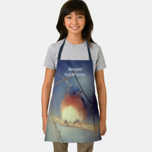 Bluebird Nature Wildlife Personalized Apron