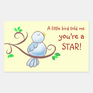Bluebird Of Happiness Achievement Award Sticker