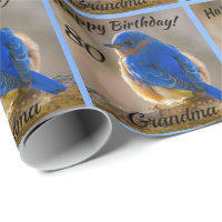 Bluebird of Happiness Birthday Personalize Name