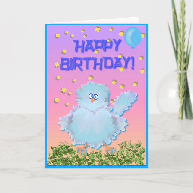 Bluebird of Happiness Card (Front)