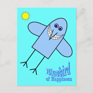 Bluebird of Happiness Postcard