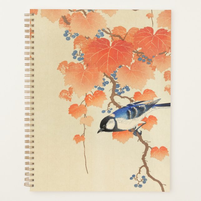 Bluebird on a Paulownia Tree  Planner (Front)