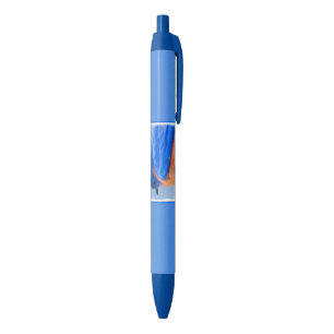 Bluebird Painting - Original Bird Art Blue Ink Pen