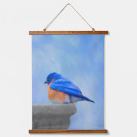 Bluebird Painting - Original Bird Art