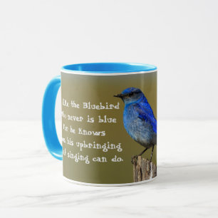Bluebird Quote Mug