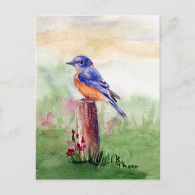 Bluebird Song Postcard (Front)