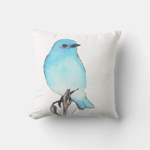 Bluebird Throw Pillow