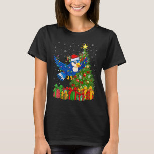 Bluebird Xmas Holiday Santa Bluebird Christmas T T-Shirt