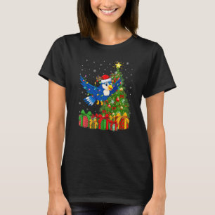 Bluebird Xmas Holiday Santa Bluebird Christmas Tr T-Shirt