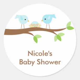 Bluebirds and Nest Stickers
