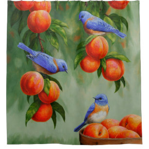 Bluebirds and Peaches Blue
