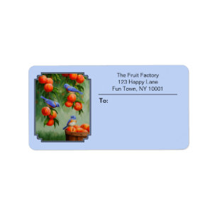 Bluebirds and Peaches Blue Label