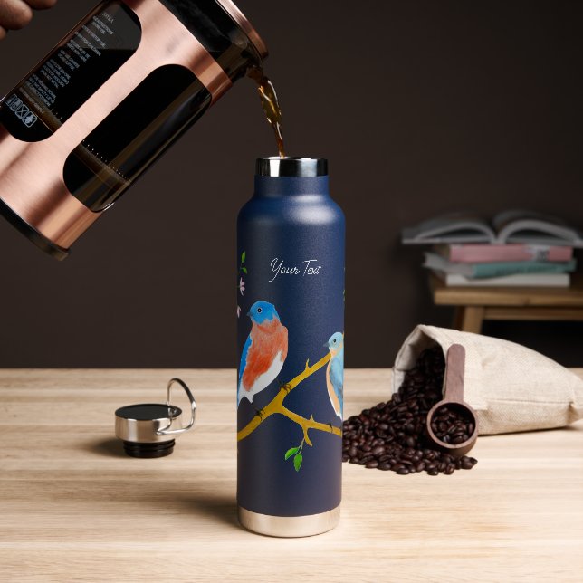 Bluebirds Black Thor Water Bottle (Coffee)