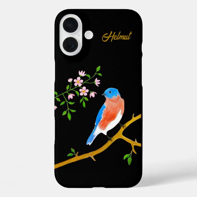 Bluebirds Case-Mate iPhone Case (Back)