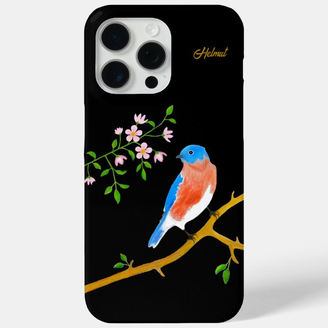 Bluebirds Case-Mate iPhone Case (Back)